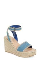 Women's Coconuts By Matisse Frenchie Wedge Sandal M - Blue