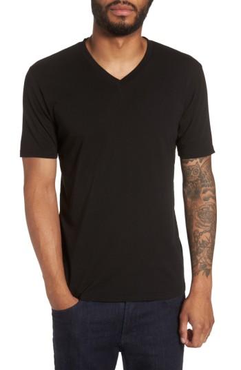 Men's Goodlife V-neck T-shirt, Size - Black