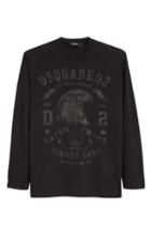 Men's Dsquared2 Logo Graphic Long Sleeve T-shirt