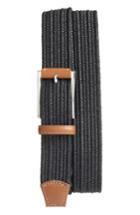 Men's Torino Belts Woven Belt - Black