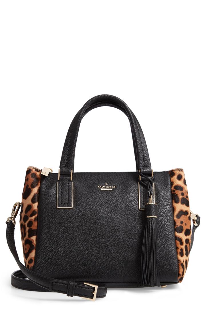 Kate Spade New York Small Kingston Drive - Alena Genuine Calf Hair & Leather Satchel -