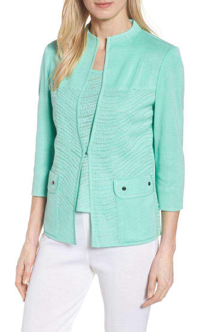 Women's Ming Wang Textured Cardigan