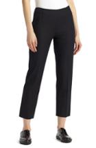 Women's Lafayette 148 New York Lexington Stretch Cotton Crop Pants (similar To 16w) - Black