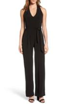 Women's Michael Michael Kors Belted Jumpsuit - Black