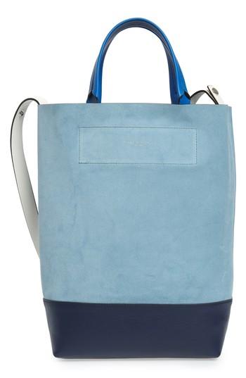 Rag & Bone Walker Convertible Leather Tote - Blue