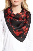 Women's Givenchy Baby's Breath Silk Twill Scarf, Size - Black