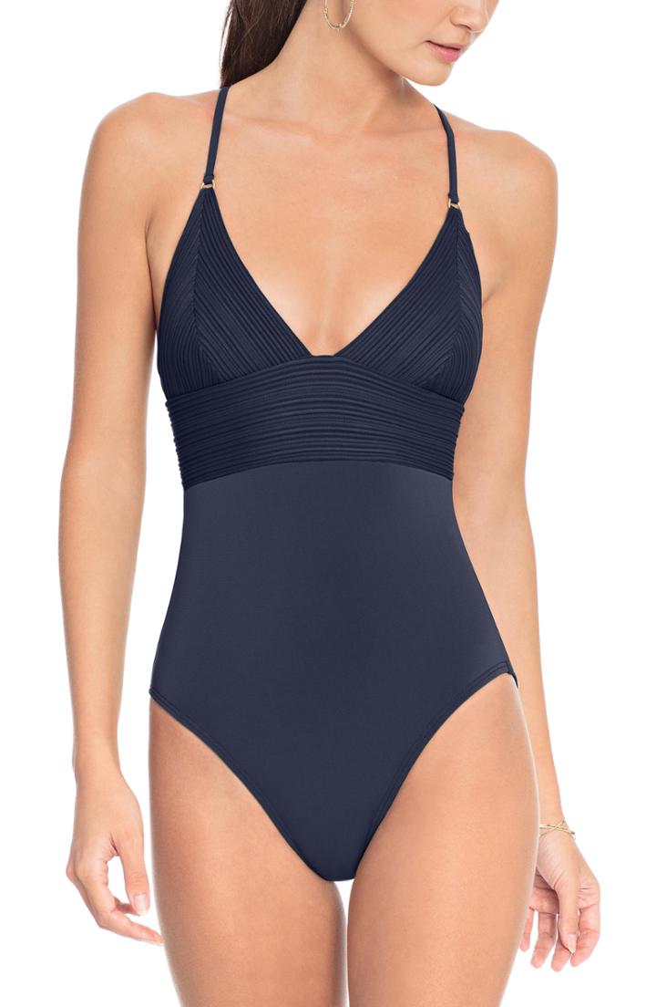 Women's Robin Piccone Lily One-piece Swimsuit - Blue