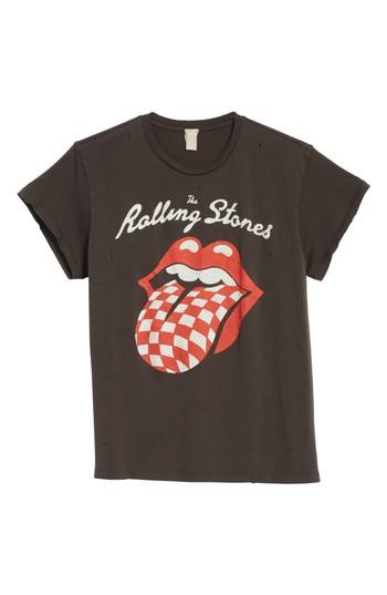 Men's Madeworn Rolling Stones Checker Graphic T-shirt