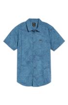 Men's Rvca Grid Woven Shirt