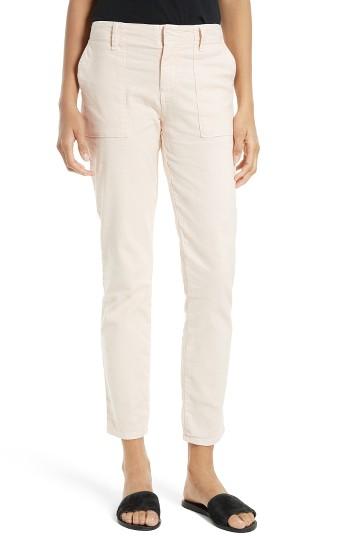 Women's Joie Painter Cotton & Linen Pants - Pink