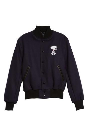 Men's Golden Bear Snoopy Varsity Jacket