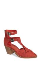Women's Free People Canosa Cutout Bootie Us / 38eu - Red