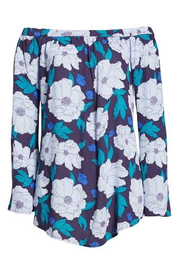 Women's Bp. Off The Shoulder Tunic - Blue