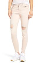 Women's 7 For All Mankind Ripped Ankle Skinny Jeans - Green
