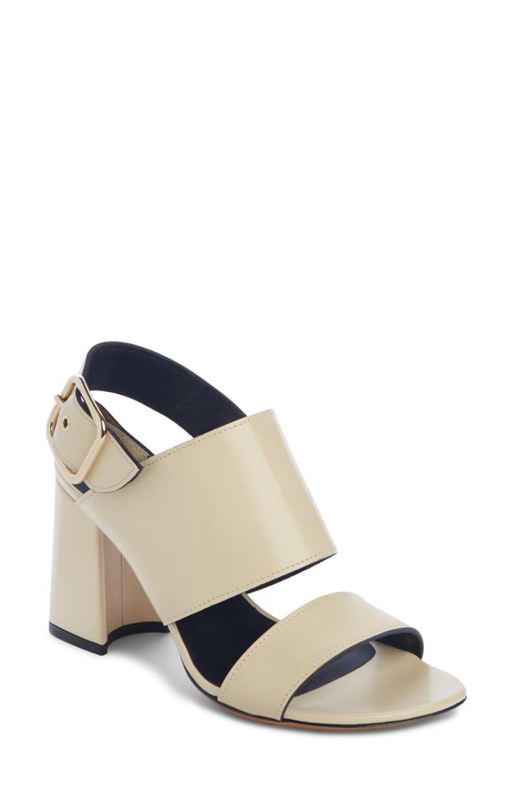 Women's Dries Van Noten Two Part Sandal Us / 37eu - White