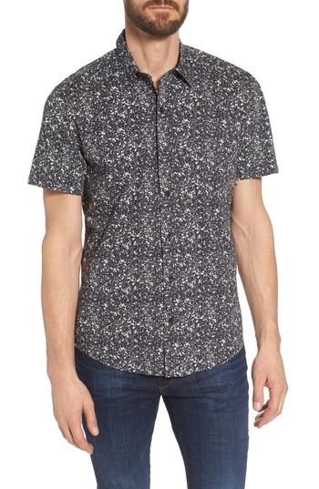 Men's W.r.k Slim Fit Splatter Sport Shirt - Grey