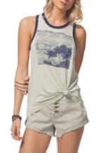 Women's Rip Curl Dream Cloud Ringer Tank - Green