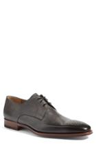 Men's Magnanni Gerardo Medallion Toe Derby M - Grey