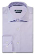 Men's Bugatchi Shaped Fit Solid Dress Shirt - Purple