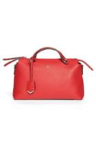Fendi 'medium By The Way' Convertible Leather Shoulder Bag - Red