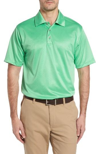 Men's Swc Diamond Jacquard Polo - Green