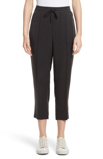 Women's Atm Anthony Thomas Melillo Crop Track Pants - Black
