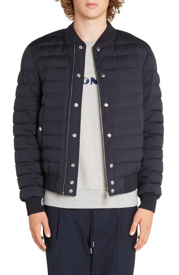 Men's Moncler Blain Down Jacket - Blue