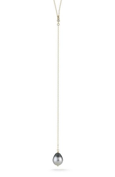 Women's Mizuki Diamond & Pearl Y-necklace