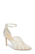 Women's Imagine By Vince Camuto Ankle Strap Pump .5 M - White