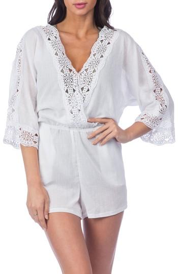Women's La Blanca Island Fare V-neck Romper - White