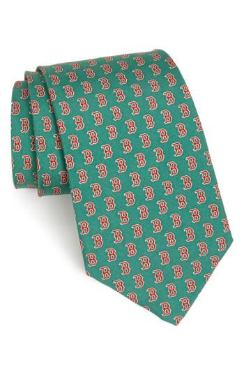 Men's Vineyard Vines Boston Red Sox Silk Tie, Size - Green