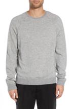 Men's Vince Bird's Eye Sweater, Size - Grey