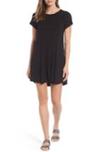 Women's Bobeau Back Cutout T-shirt Dress - Black