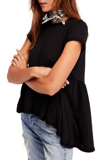 Women's Free People It's Yours Tee - Black