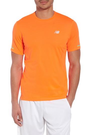 Men's New Balance Ice 2.0 Crewneck T-shirt - Orange