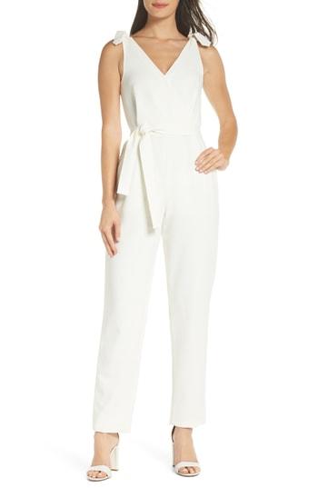 Women's Caara Sleeveless Jumpsuit - White