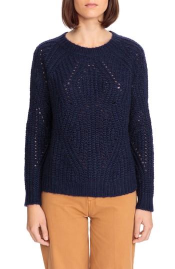 Women's Sezane Sean Sweater - Blue