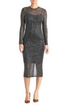 Women's Rachel Roy Collection Sequin Midi Dress - Metallic