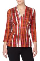 Women's Catherine Catherine Malandrino 'rea' V-neck Print Top
