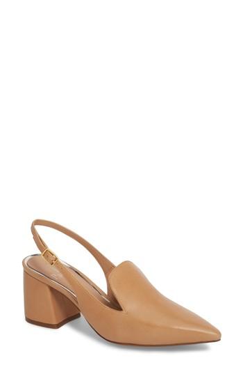 Women's Linea Paolo Carly Slingback Pump M - Brown