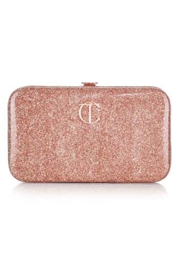 Charlotte Tilbury Mini Magic Brush Set & Glimmering Goddess Clutch