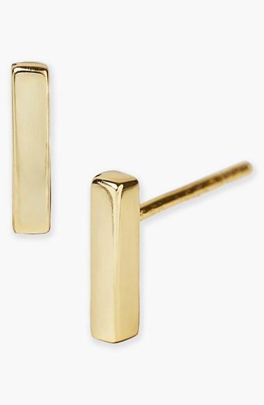 Women's Argento Vivo Bar Stud Earrings