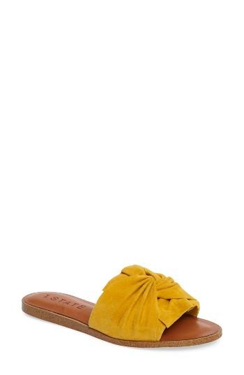 Women's 1.state Chevonn Slide Sandal .5 M - Yellow