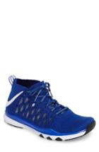 Men's Nike Free Train Ultrafast Flyknit Training Shoe .5 M - Blue