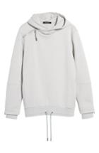 Men's Scotch & Soda Zip Shoulder Hoodie - Grey