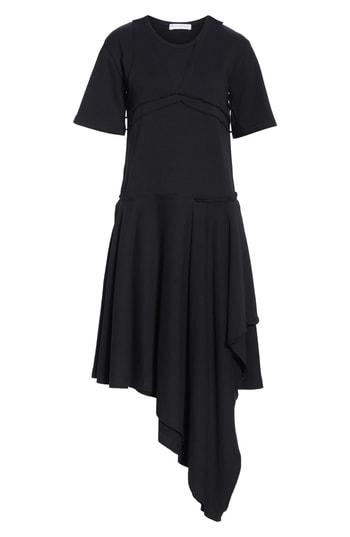 Women's Jw Anderson Raw Edge Asymmetrical T-shirt Dress