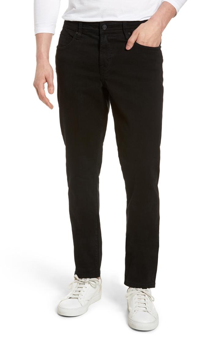 Men's Liverpool Jeans Co. Kingston Slim Straight Leg Jeans X 34 - Black