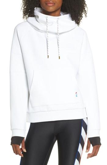 Women's P.e Nation The Defender Ace Hoodie - White