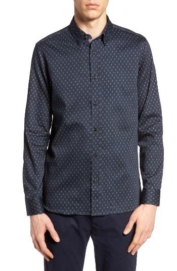 Men's Ted Baker London Hartbop Print Sport Shirt