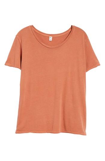 Women's Bp. Washed Crew Tee - Brown